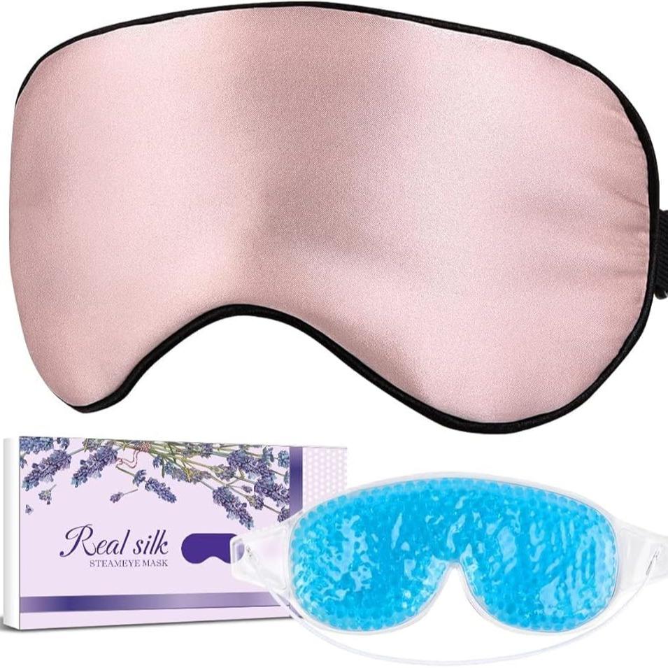 MUSICOZY Bluetooth 5.4 Sleep Headphones Mask – Noise-Cancelling Eye Mask with Ultra-Thin Stereo Speakers, Adjustable Ergonomic Design, for Side Sleepers, Travel, Office, Yoga, Gifts, Stress Relief