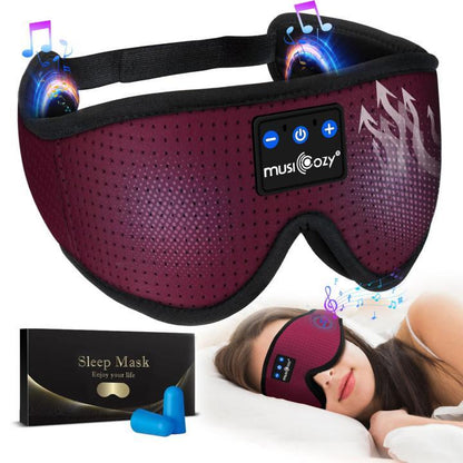 Ice silk eye mask Bluetooth Headphones Wireless,Suitable for side sleeping during lunch break Audio Electronic