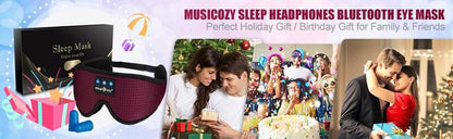 Ice silk eye mask Bluetooth Headphones Wireless,Suitable for side sleeping during lunch break Audio Electronic