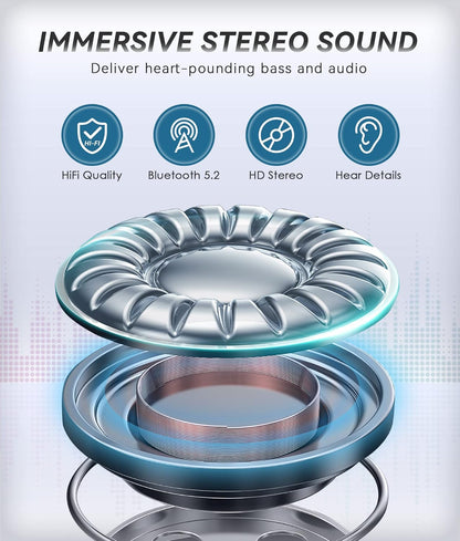 MUSICOZY Bluetooth 5.4 Sleep Headphones Headband, Wireless Music Earphones with Sleep Eye Mask, Cool Tech Gadgets for Women, Mom, Sports, Workout, Running, Unique Gifts